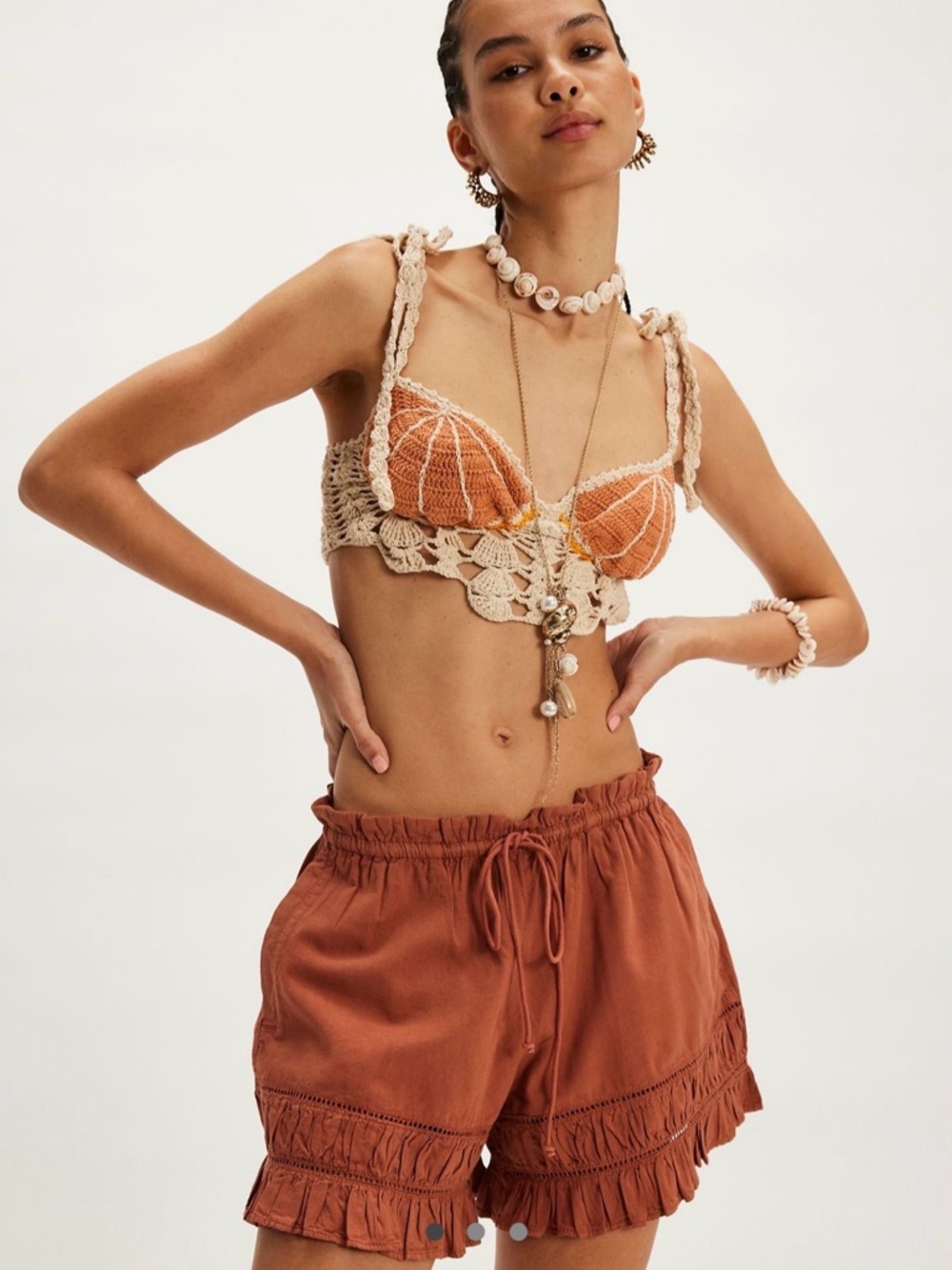 Free People Cambridge Pull-On Shorts